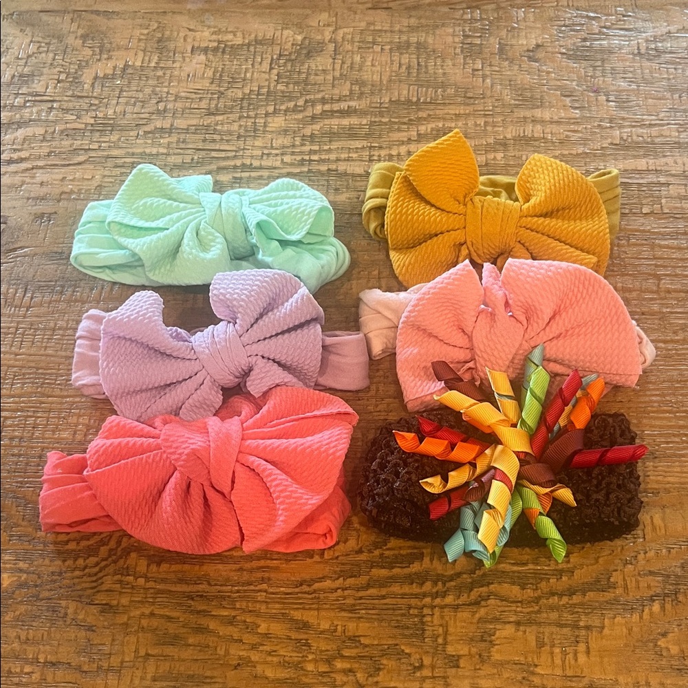 Vibrant Kids Hair Bow Collection